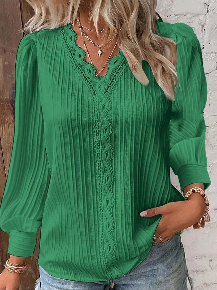 Women's Lace Stitching Shirt