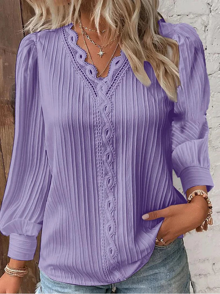 Women's Lace Stitching Shirt