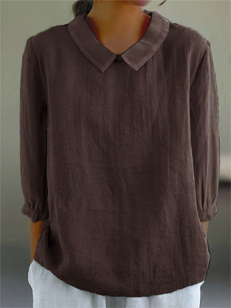 Loose lapel Shirt For Woman