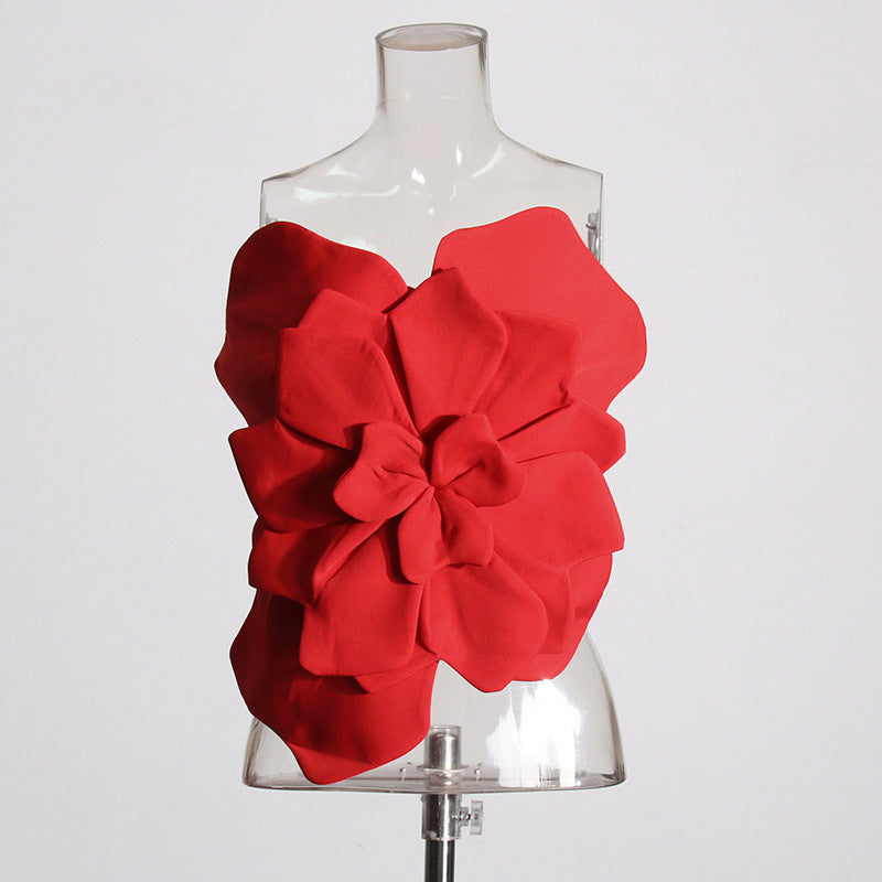 Flower Off Shoulder Top