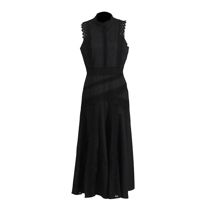 Ladies Dress sleeveless hollow waist