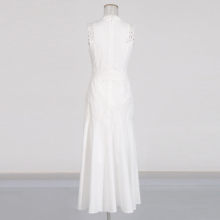 Ladies Dress sleeveless hollow waist