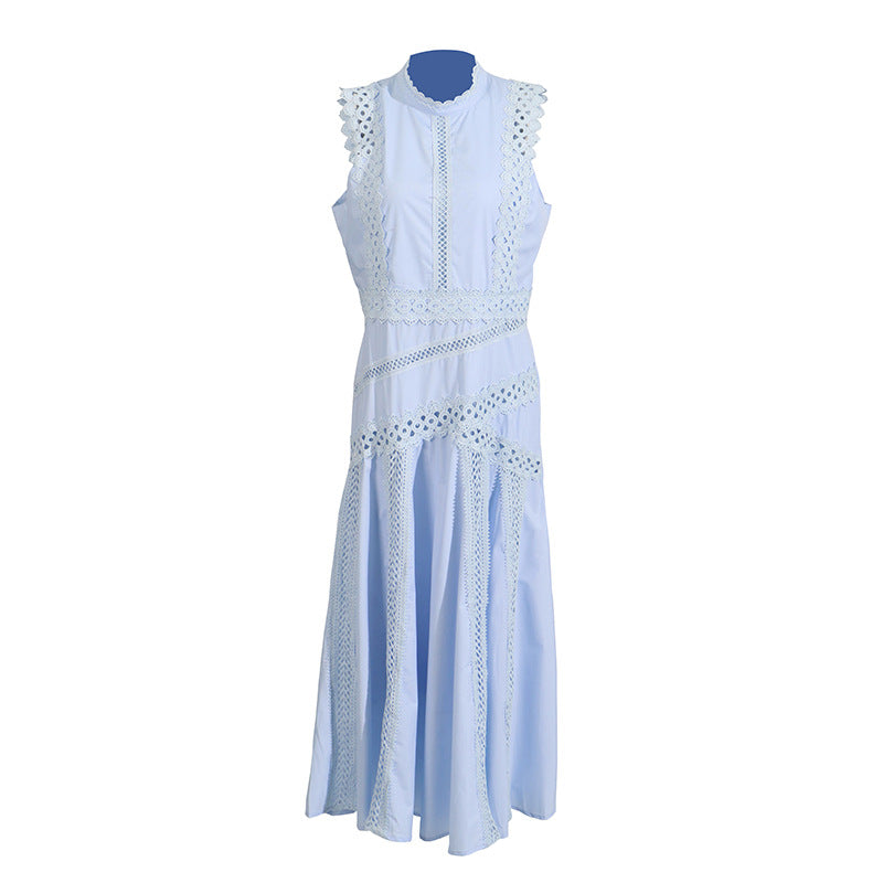 Ladies Dress sleeveless hollow waist