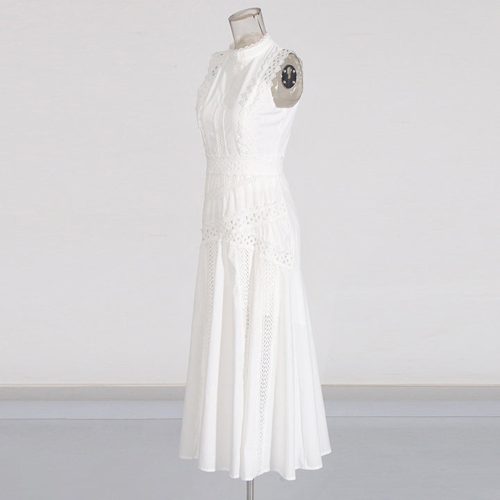 Ladies Dress sleeveless hollow waist