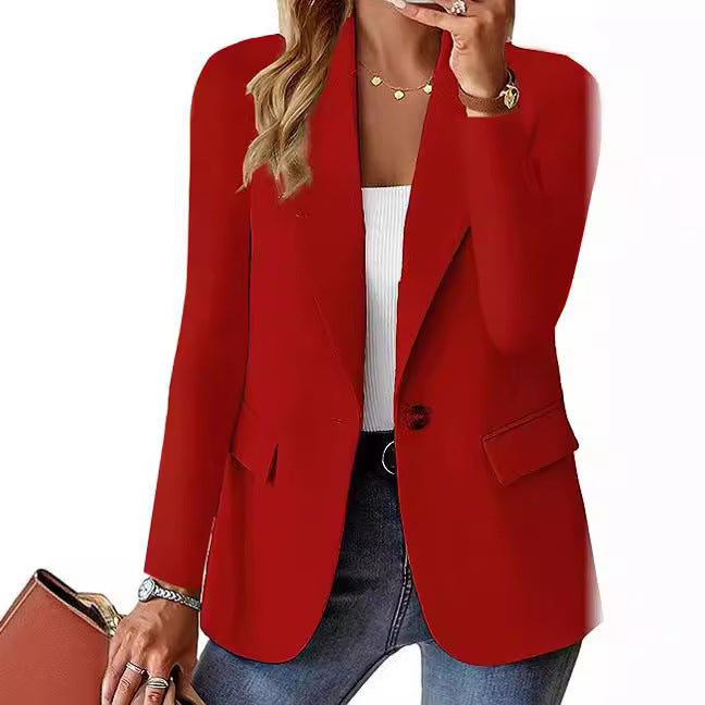 Long Sleeven Suit Jacket For Woman