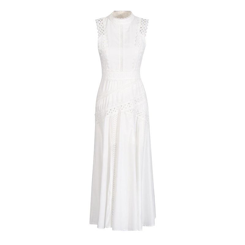 Ladies Dress sleeveless hollow waist