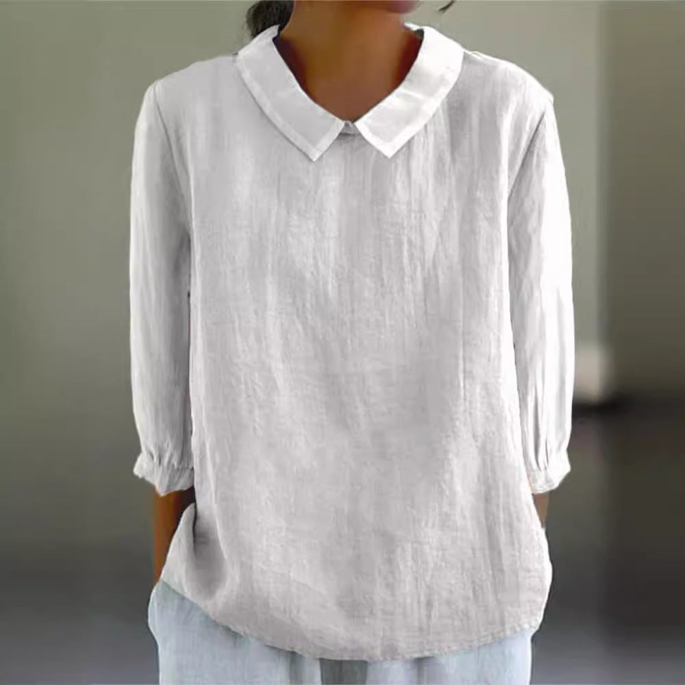 Loose lapel Shirt For Woman