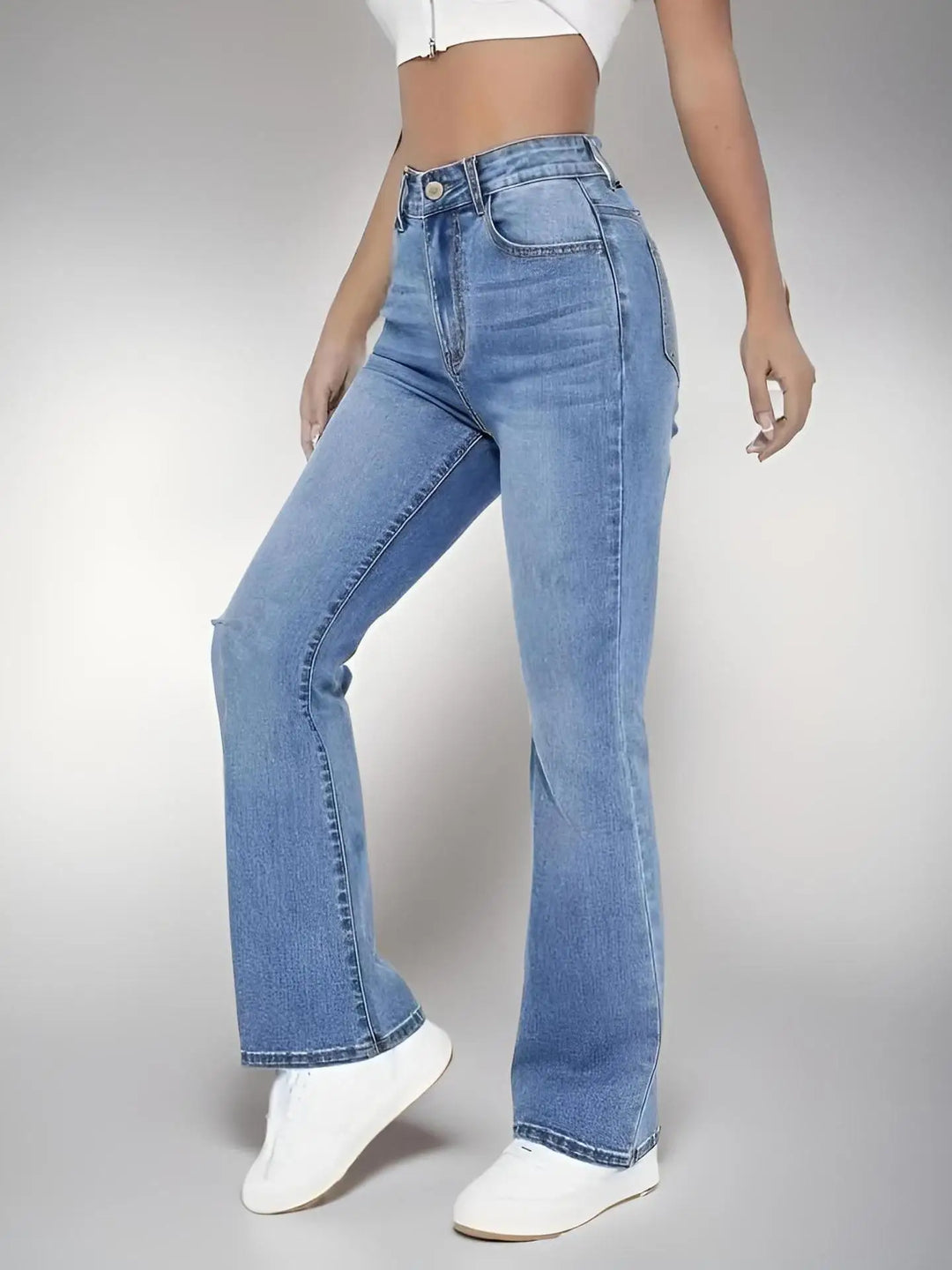 New women's hot jeans slimming European and American style