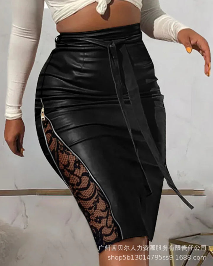 Skirts for Women Split Lace Splice