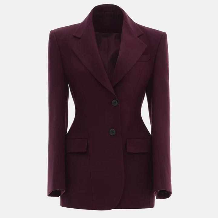 Elegant Women's Slim Blazer Jacket