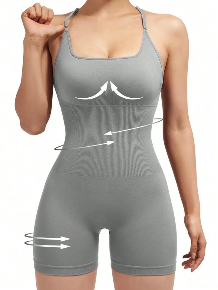 Fitness Jumpsuit Women Cross