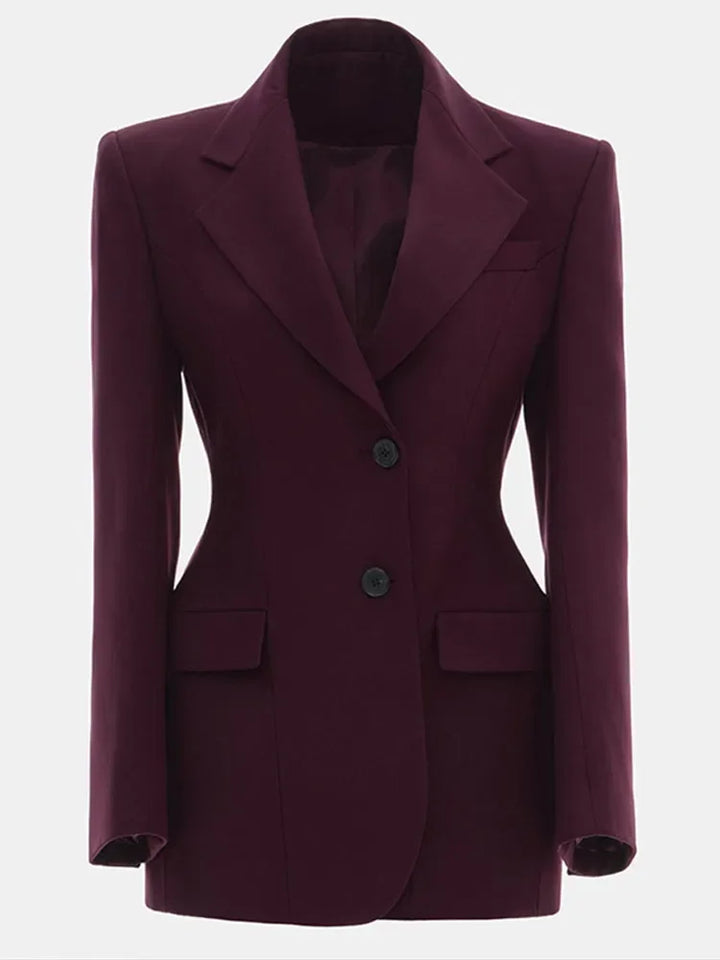 Elegant Women's Slim Blazer Jacket