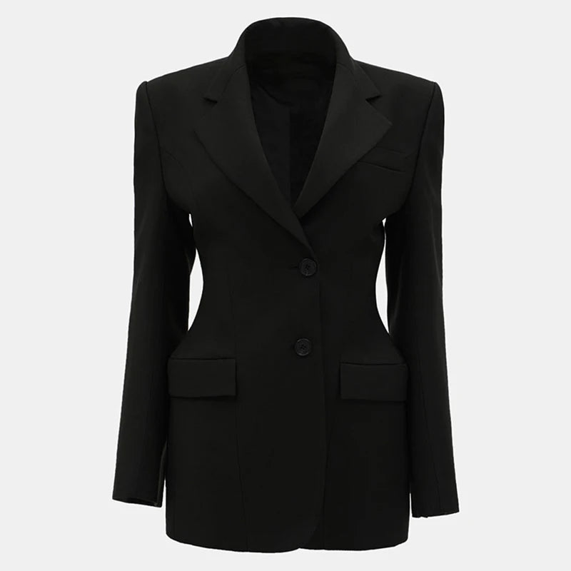 Elegant Women's Slim Blazer Jacket